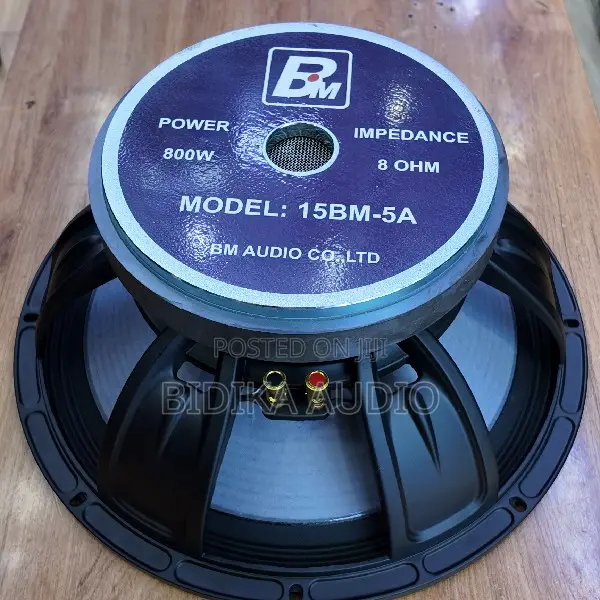 BM Audio 15bm-5a 15-Inch Professional Woofer