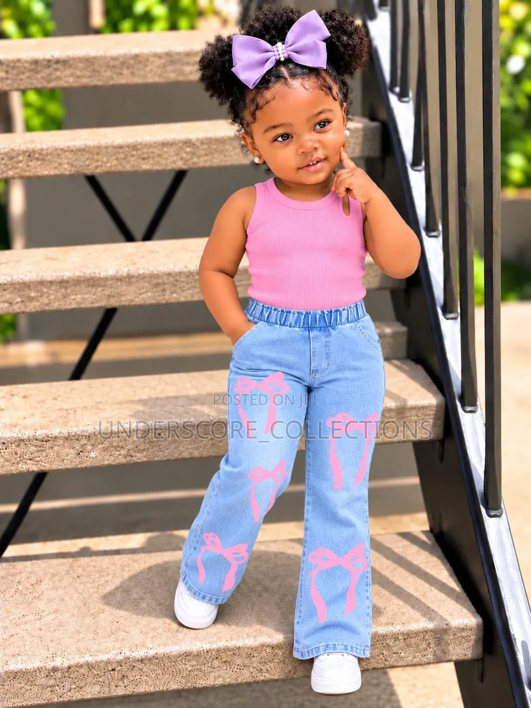 Girls’ 2-Piece Set* *Fashionable Top + Hipstar*