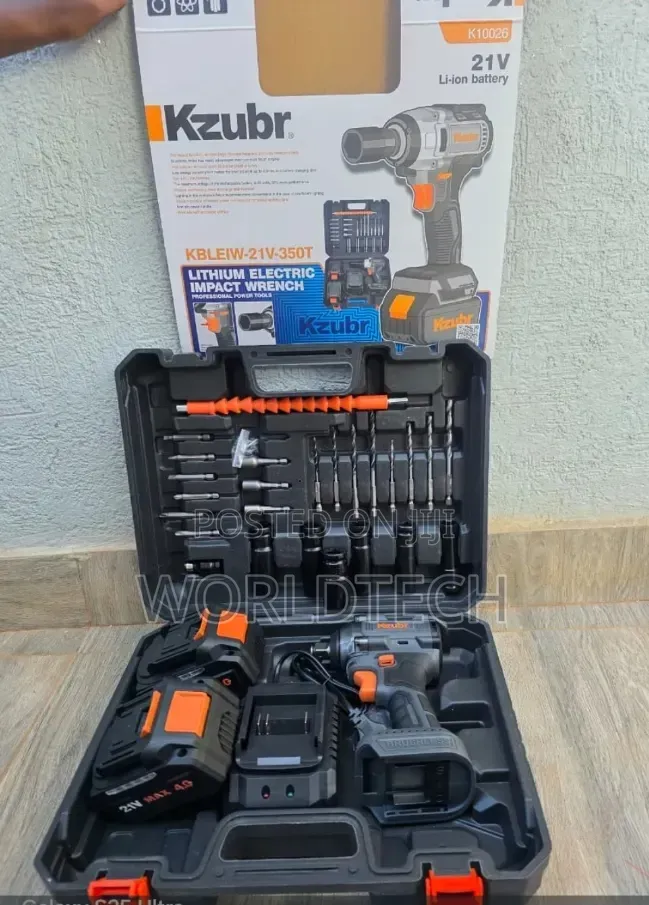 21v Kzubr Cordless Impact Wrench/Kzubr Impact Wrench With Set