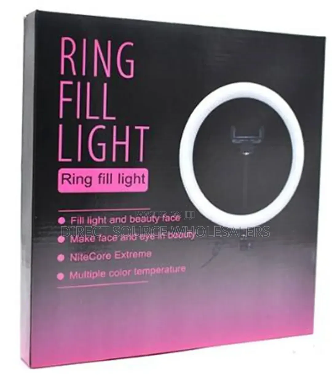 Ring Fill Light 12 Inches Ringlight With a Tripod Stand 2m High