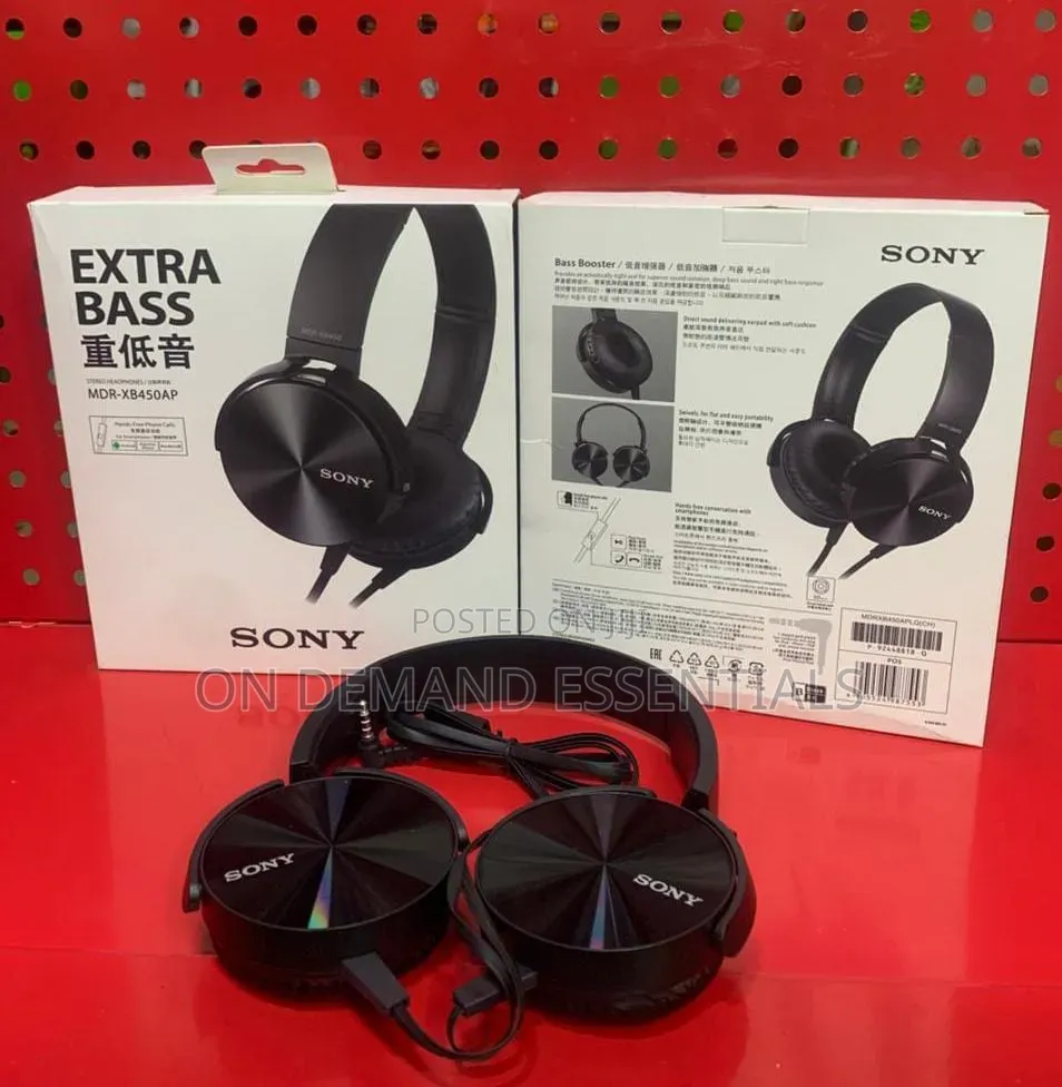 Extra Bass Wired Headphones Generic