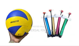 Mikasa MVA330 Volleyball With Free Air Pump and Inflation Pin