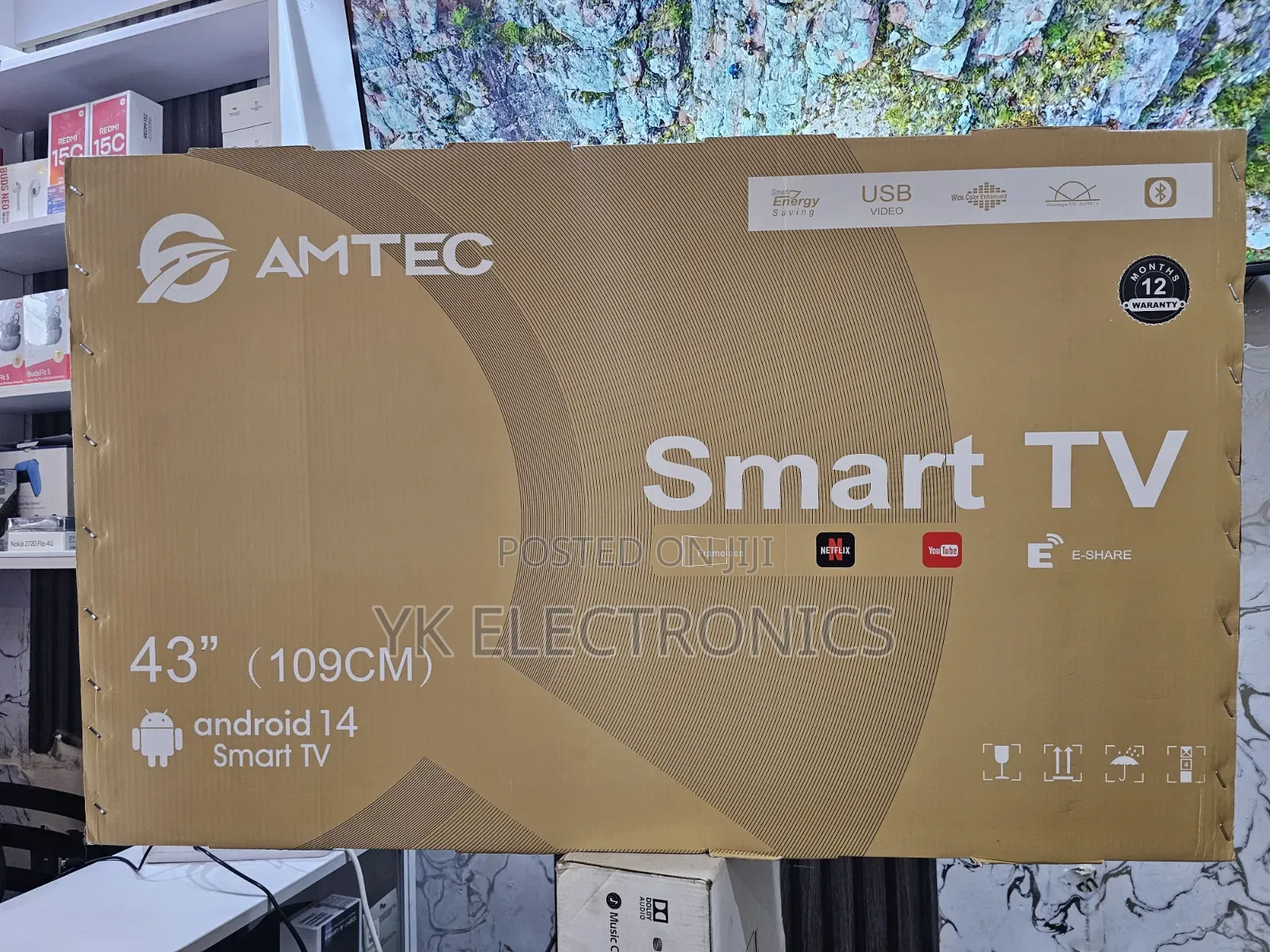 Amtec 43" FHD Smart Android TV: 43L12