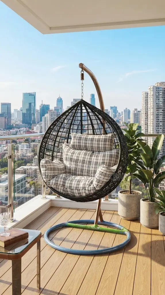 Swinging Balcony Chair | Outdoor Hammock Seats