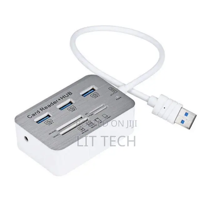 7 in 1, 3 USB 3.0 Port Dock, 4 Port Hub, Card Reader for Micro-Sd M2