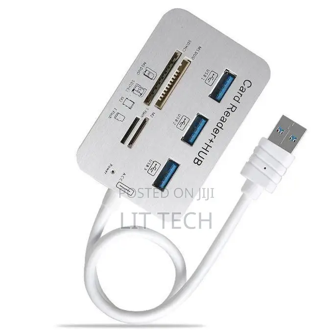 7 in 1, 3 USB 3.0 Port Dock, 4 Port Hub, Card Reader for Micro-Sd M2