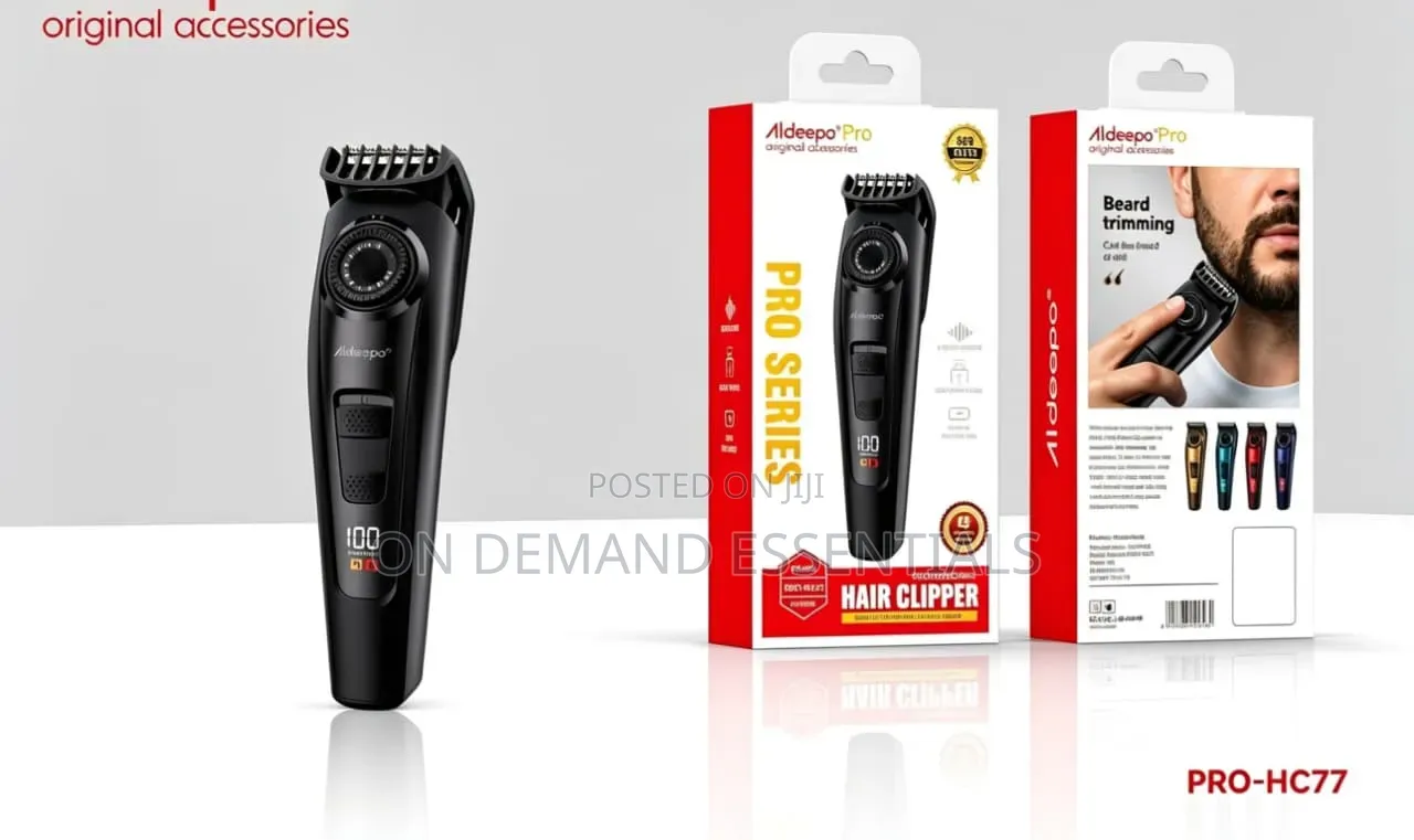 HC 77 Hair Clipper- Easy to Use.
- Highly Efficient