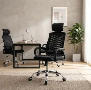 Ergonomic Clerical Chair | Fabric Swivel Office Seat