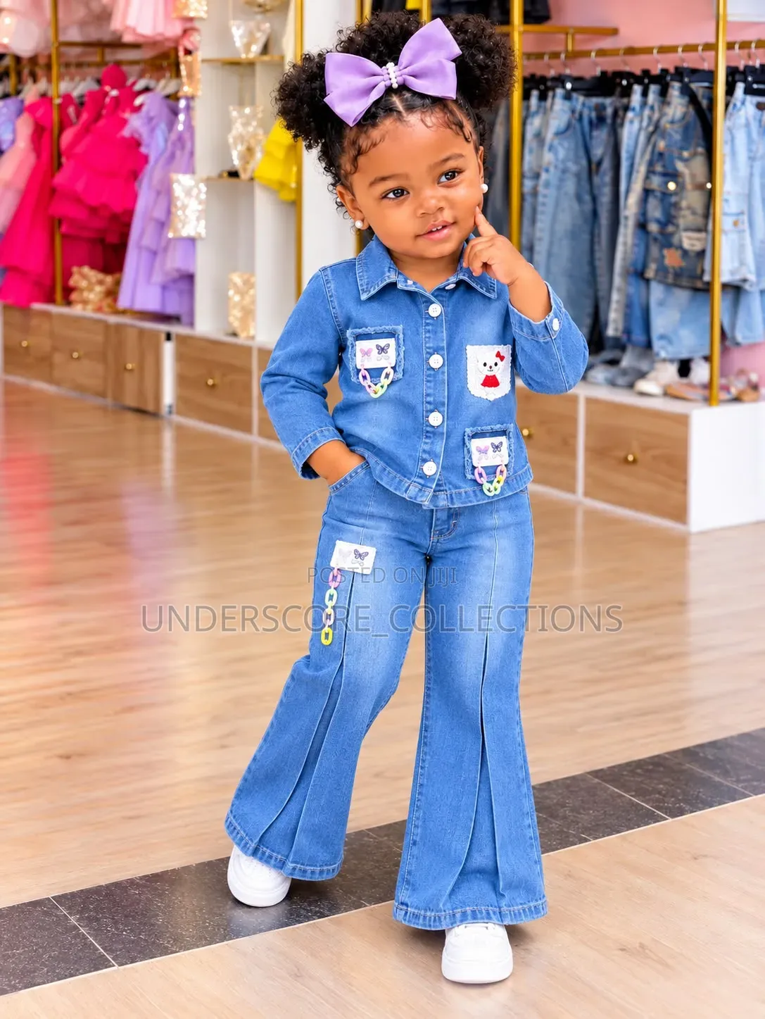 2pc Stylish Denim Set