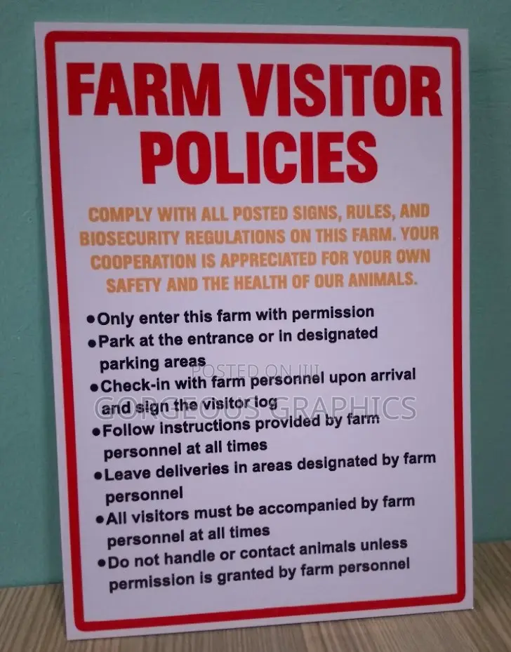 Farm Signages