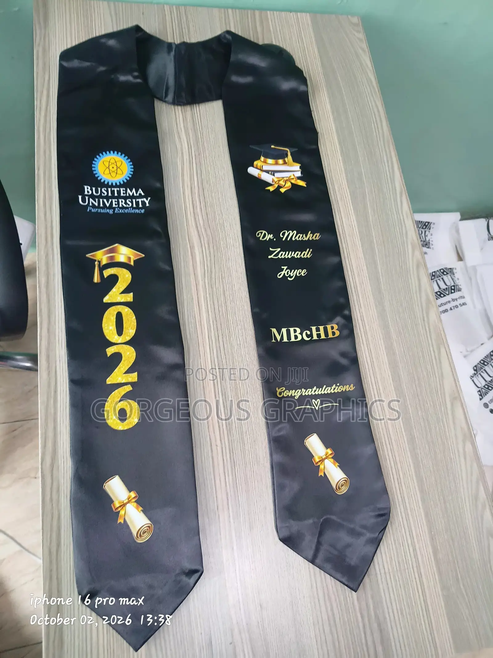 Graduation Sash