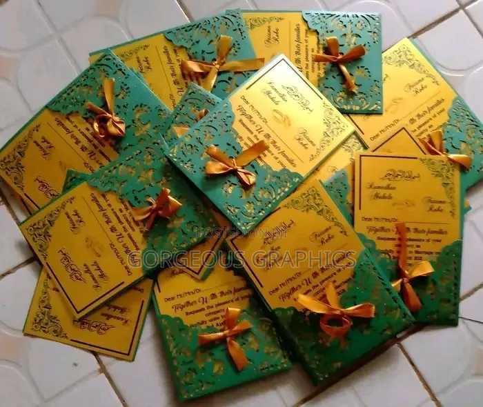 Laser Cut Wedding Cards