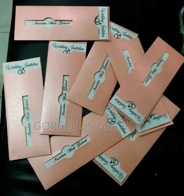 Laser Cut Wedding Cards