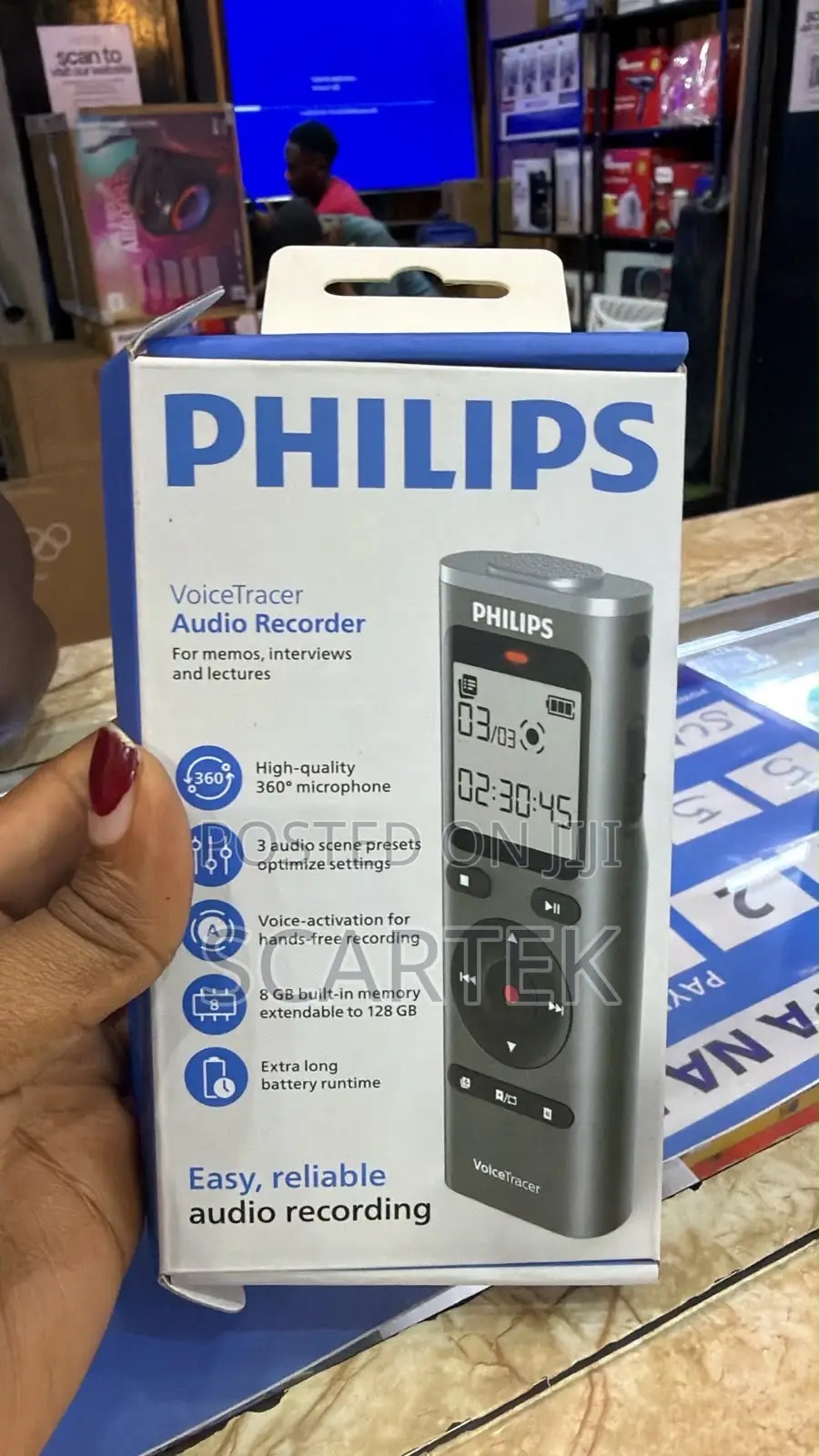 Philips VoiceTracer DVT1170 Audio Recorde