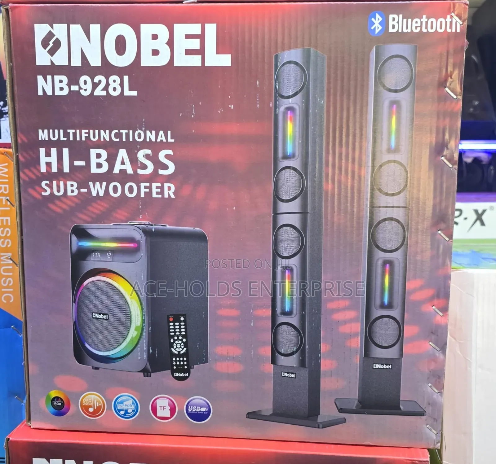 Nobel NB-928LHi-Fi Tall Boy Design Multifunctional Sub-Woofer System
