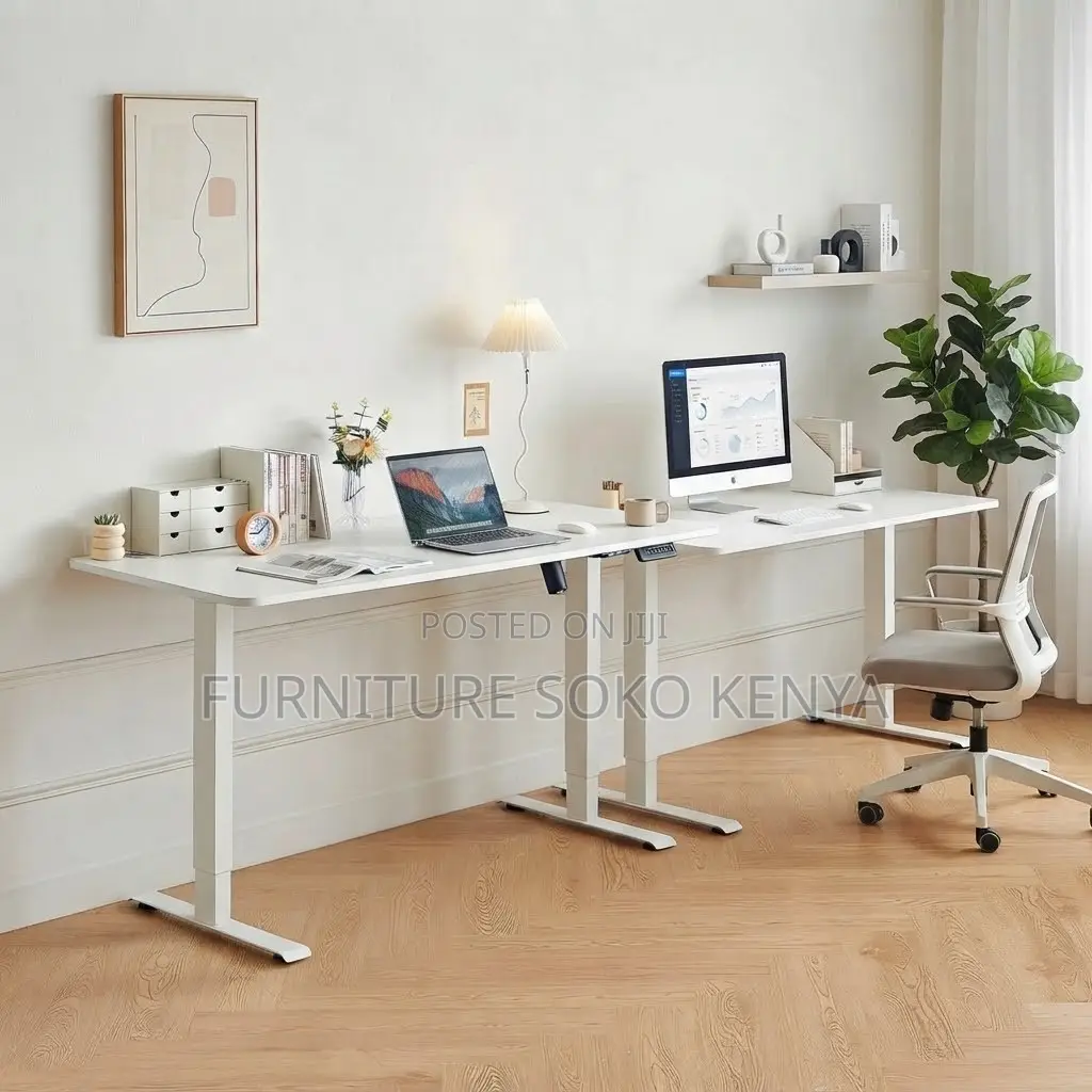 Adjustable Desk | 1600MM White | Electric Standing Table
