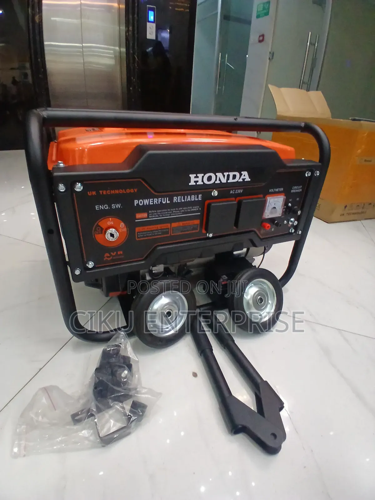 Honda 7.5kva Reliable Key Start Petrol Generator