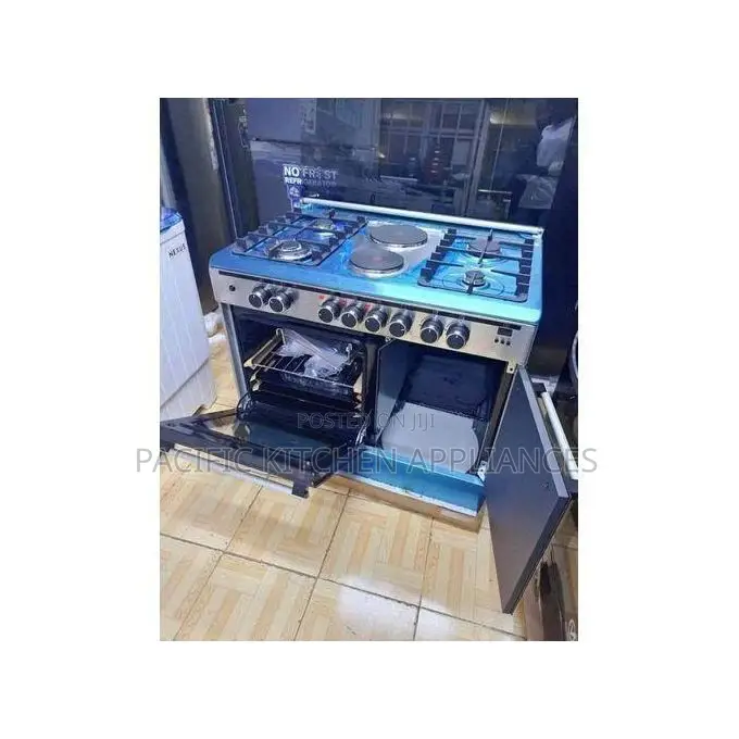 Haier 60*90 4+2 Standing Cooker With Gas Compartment and Sensor