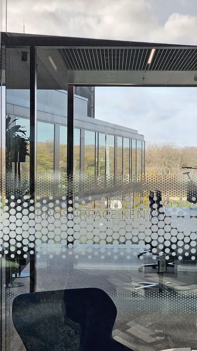 Dotted Frosted Film for Glass Office Partitions