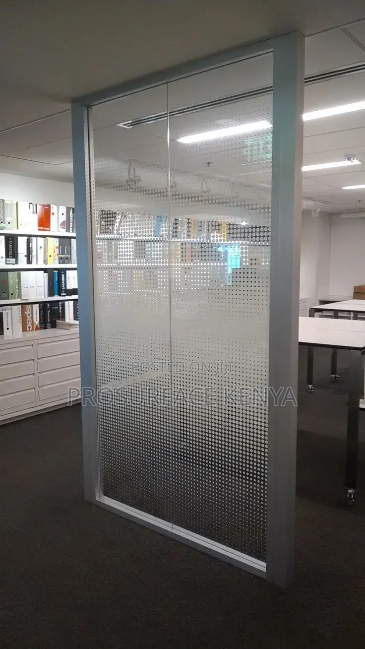 Modern Gradient Dotted Film for Glass Doors