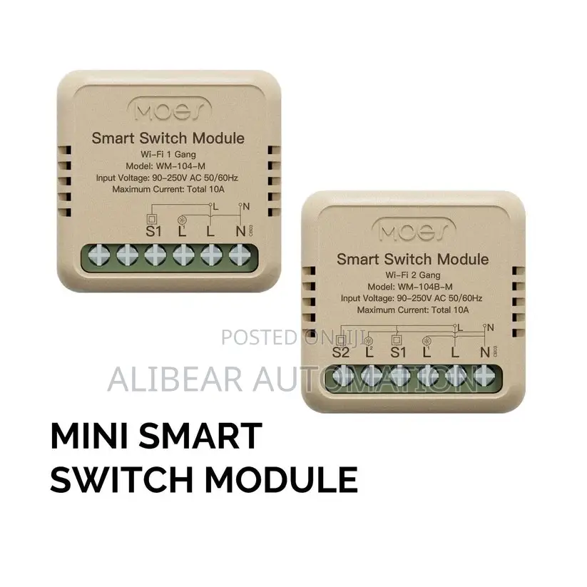 WiFi Mini DIY Smart Light/Socket Switch Relay/Timer/App Control 1 Gang
