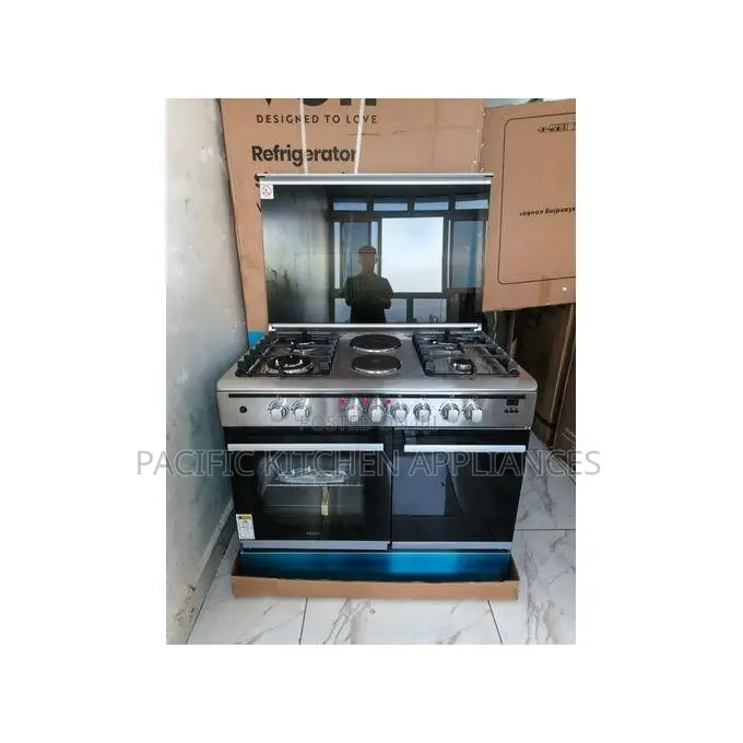Haier 4 Gas Burner + 2 Electric Plates ,60x90 Cooker