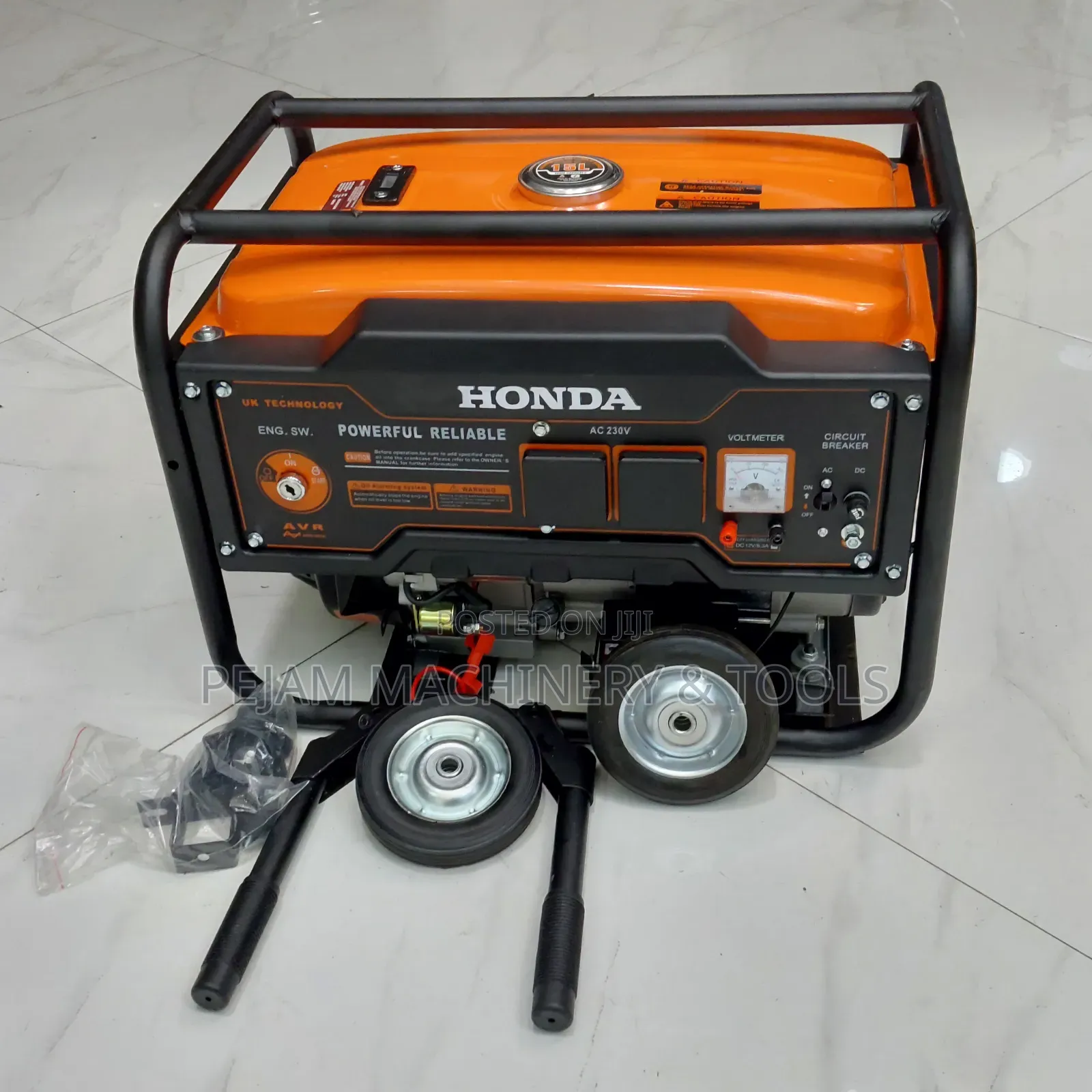 8kva Honda Japan Gasoline Keystart With Wheels