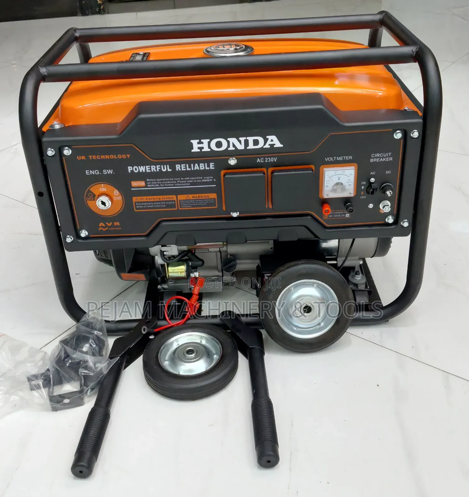 8kva Honda Japan Gasoline Keystart With Wheels
