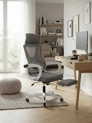 Office Footrest Chair | Breathable Office Fabric Chair