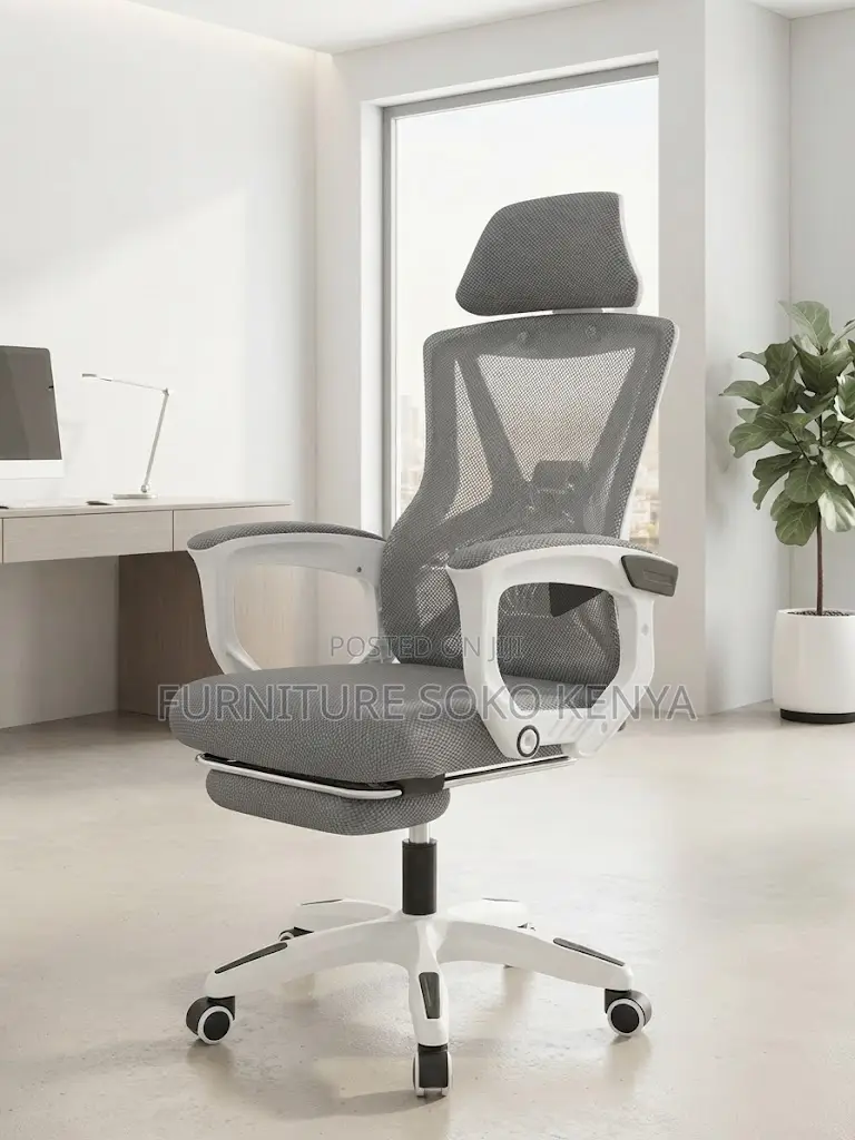 Office Footrest Chair | Breathable Office Fabric Chair