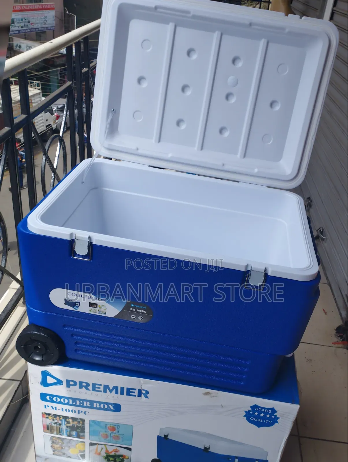  at 17500- Premier 100L Cooler Box for Outdoor Activities, Large