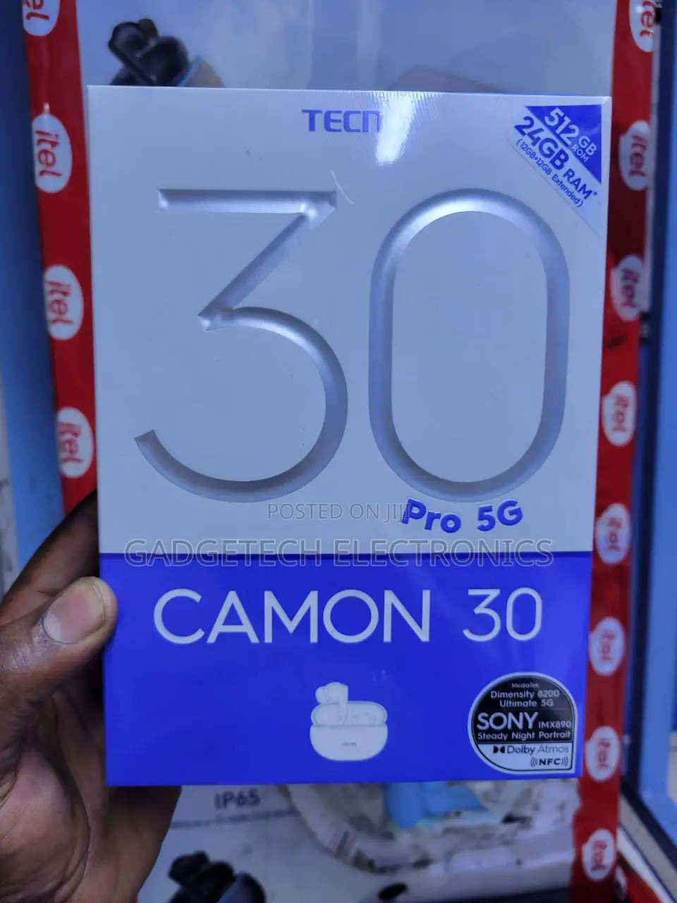 New Tecno Camon 30 Pro 5G 512 GB Blue