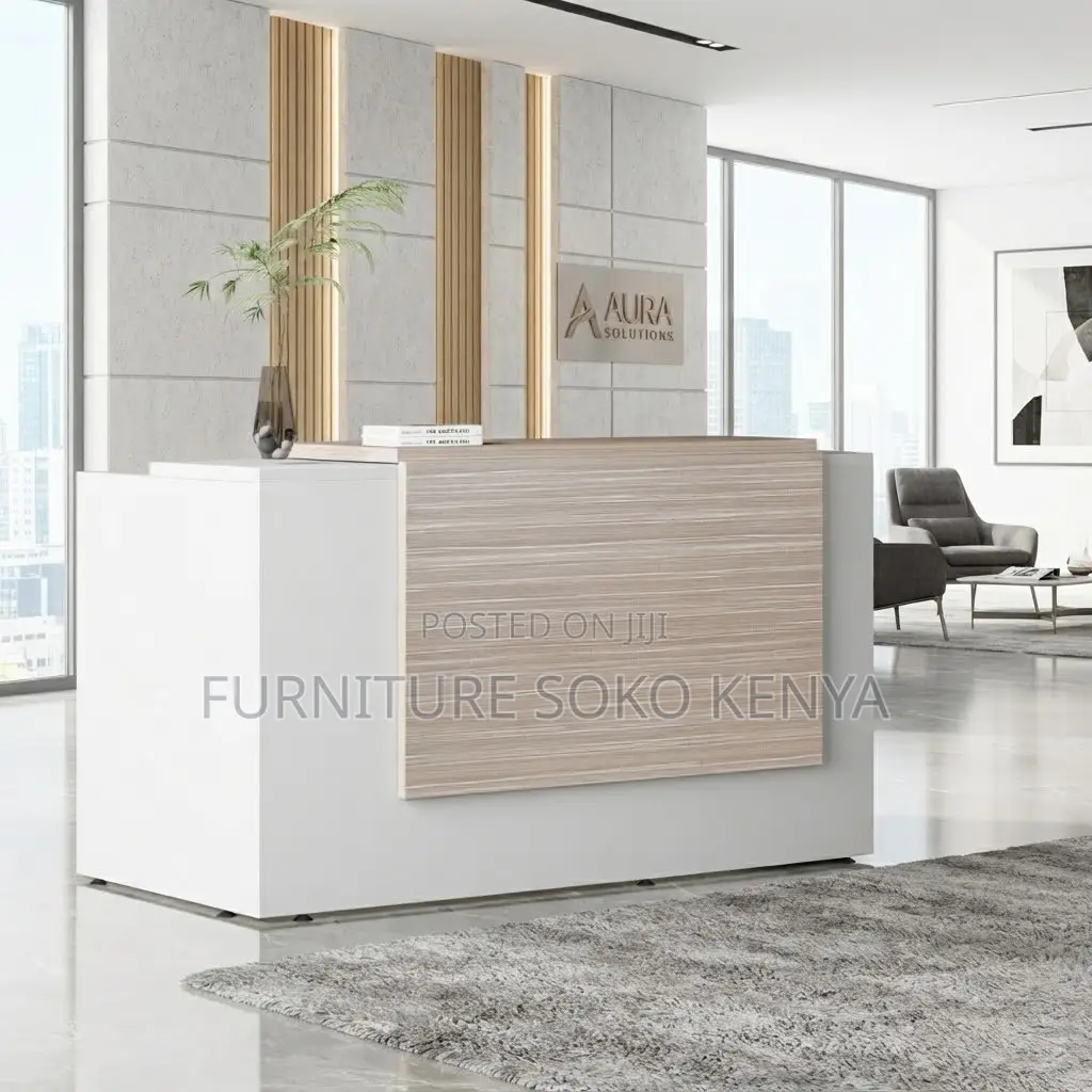 White Reception Table | 1400MM Executive Reception Desk