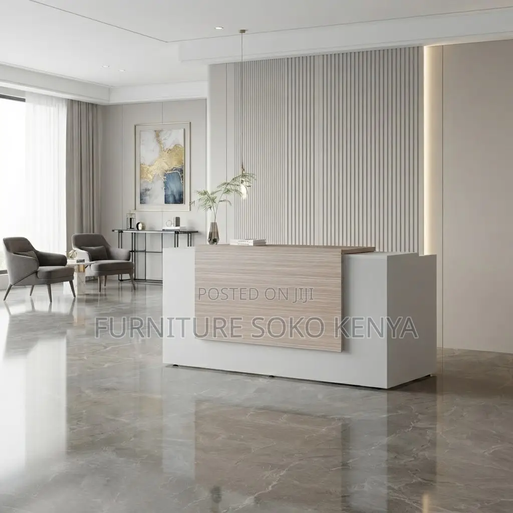 White Reception Table | 1400MM Executive Reception Desk