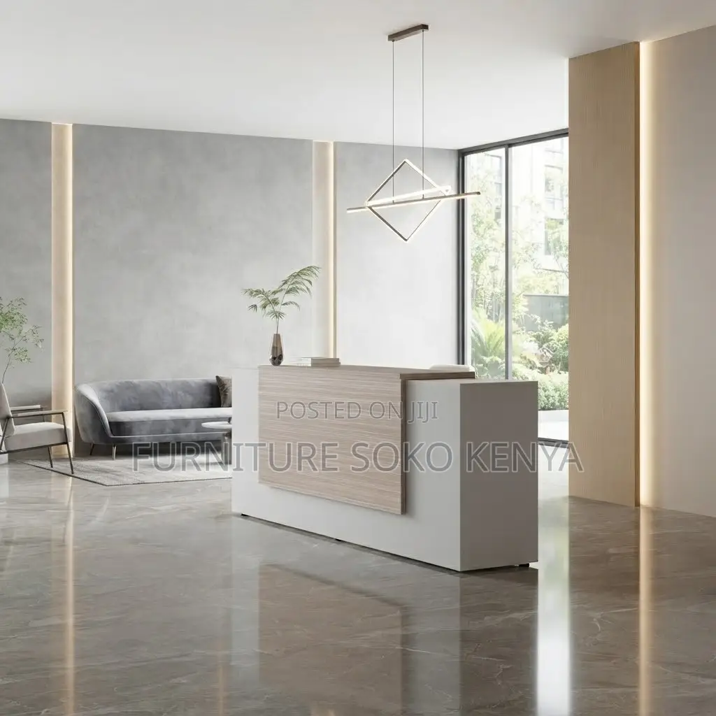 White Reception Table | 1400MM Executive Reception Desk