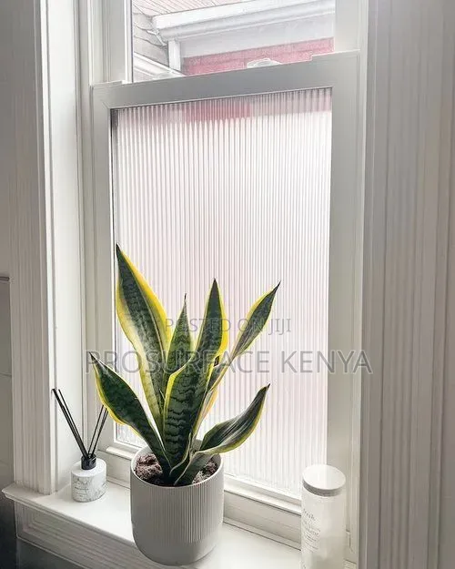 Fluted Glass Effect Film for Stylish Home Windows