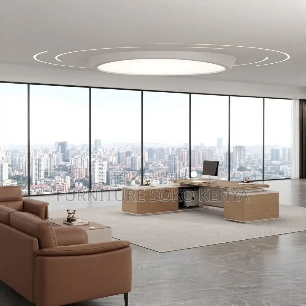 Executive Design Desk | 2400MM Golden Modern Urban Desks