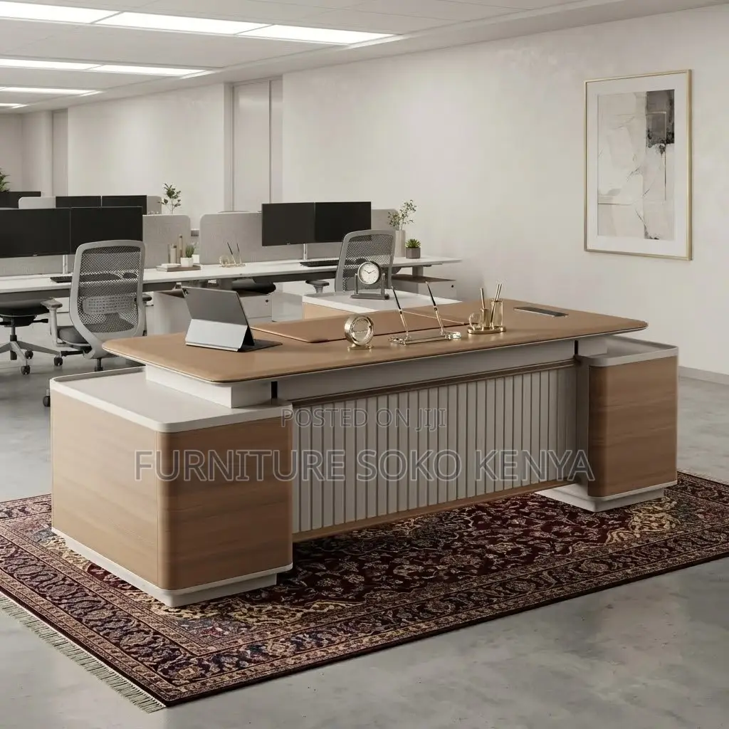 Executive Design Desk | 2400MM Golden Modern Urban Desks