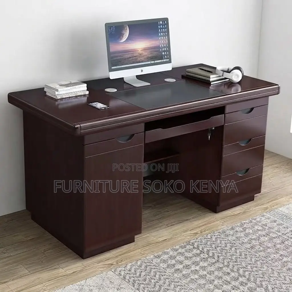 Office Home Desks | 1200MM | Mahogany Executive Desk