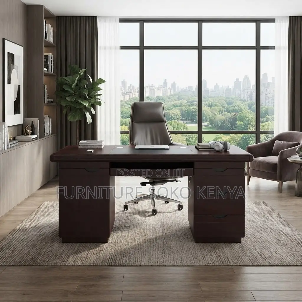 Office Home Desks | 1200MM | Mahogany Executive Desk