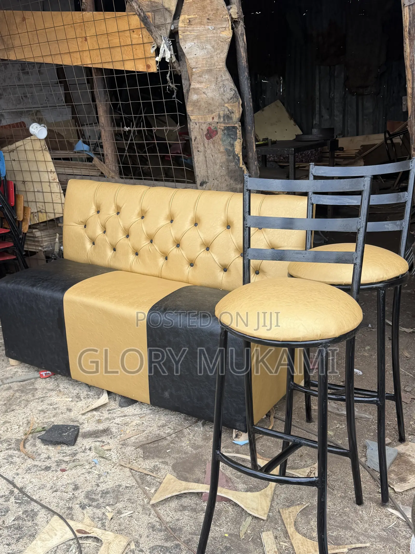 High Bar Sinatabu Chairs and Bar Couch 4 Seater Set
