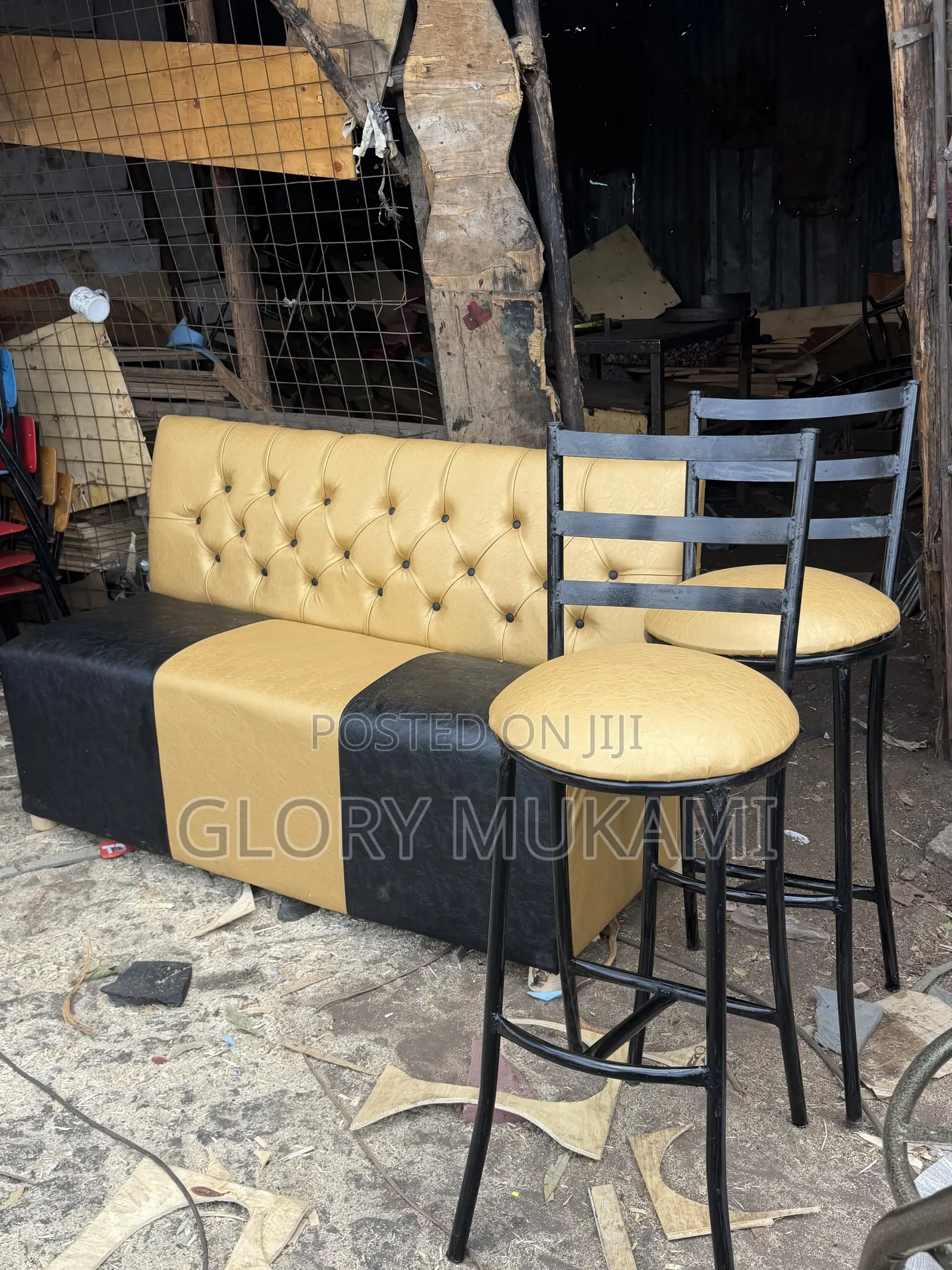 High Bar Sinatabu Chairs and Bar Couch 4 Seater Set