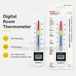 Wall Thermometer Digital Display Temperature / Analog Thermometer
