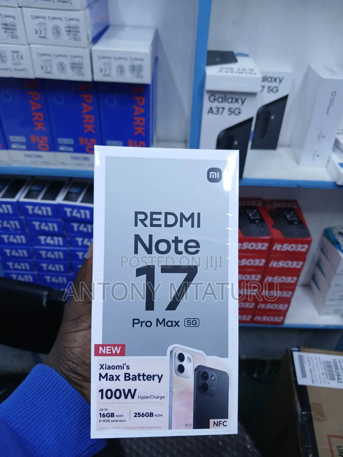 New Xiaomi Redmi Note 17 Pro Max 256 GB Black