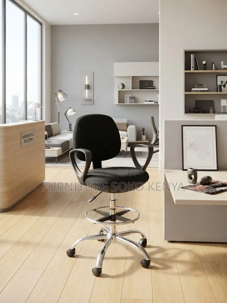 Receptionist Clerical Chair | Mid Backrest Ergonomic Reception Seat