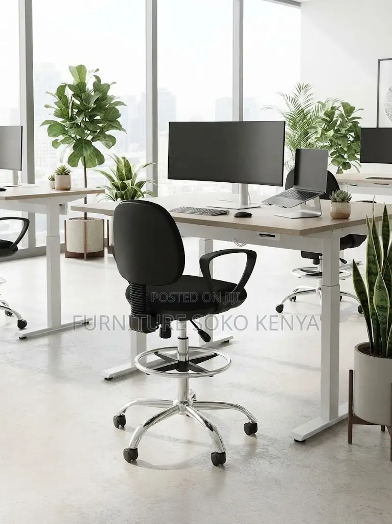 Receptionist Clerical Chair | Mid Backrest Ergonomic Reception Seat