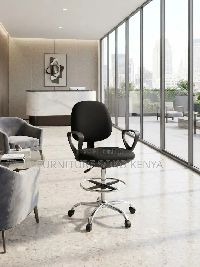 Receptionist Clerical Chair | Mid Backrest Ergonomic Reception Seat