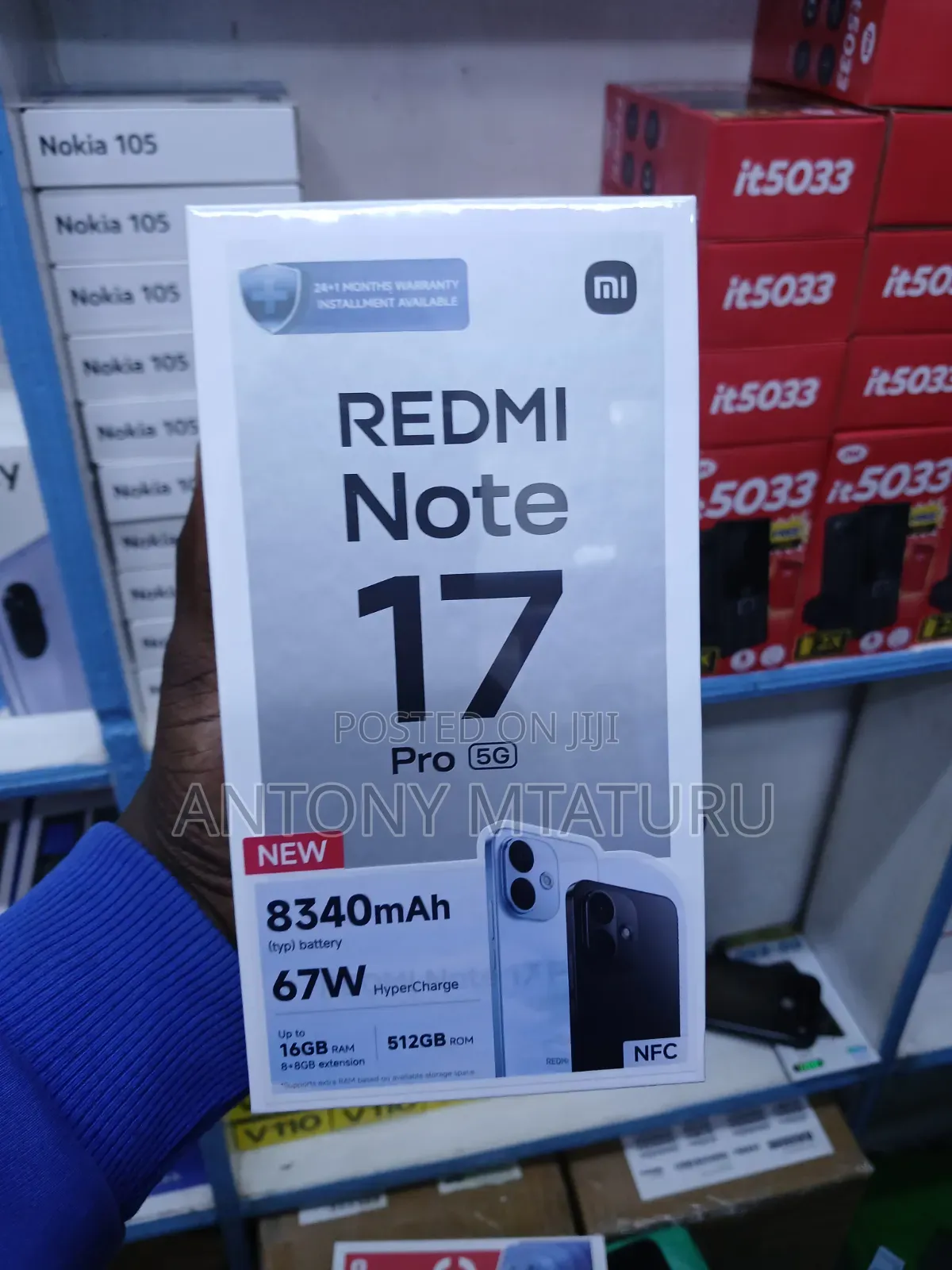 New Xiaomi Redmi Note 17 Pro Max 512 GB Black