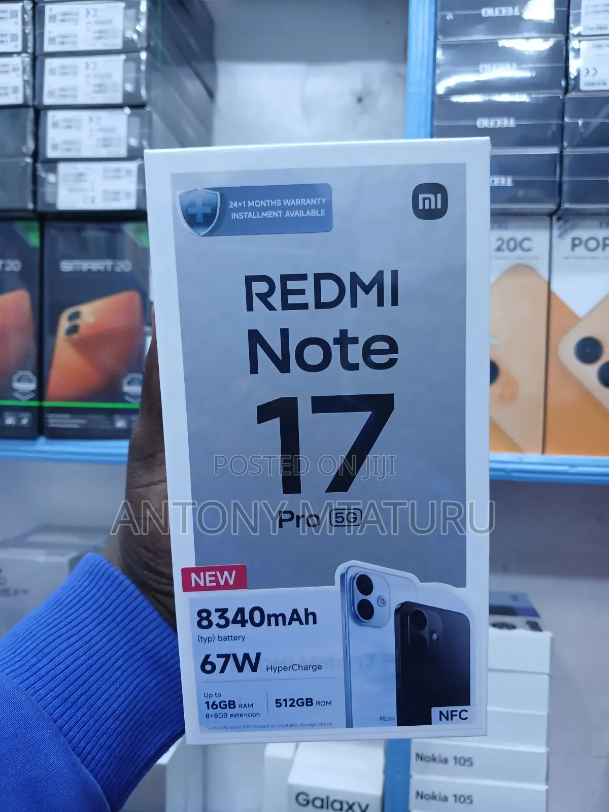 New Xiaomi Redmi Note 17 Pro Max 512 GB Black