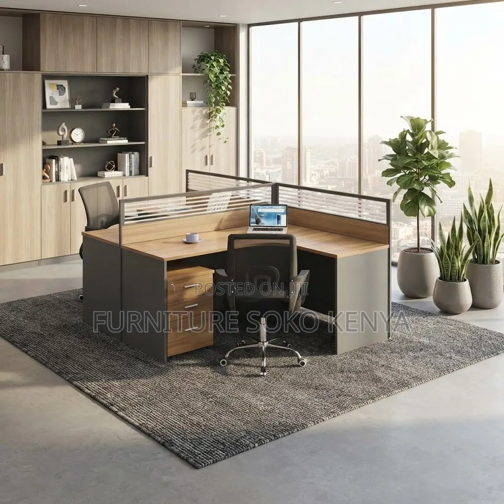 Office Workstation | Two Users | Curved Office Workstation